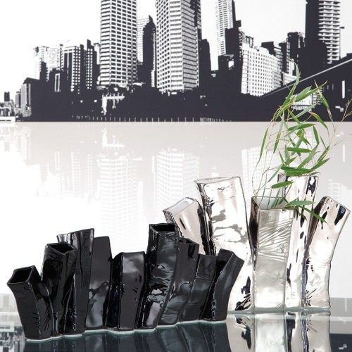Keramikvase Skyline Collection Adriani e Rossi