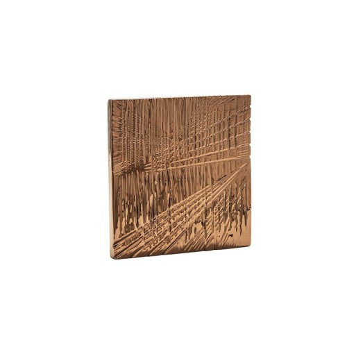 Dekoratives Wandelement aus Keramik Formella Adriani e Rossi pink gold