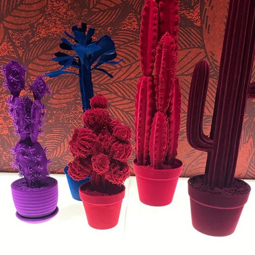 Cactus Balls Samt-Dekor Adriani e Rossi - Exklusive Rabatte