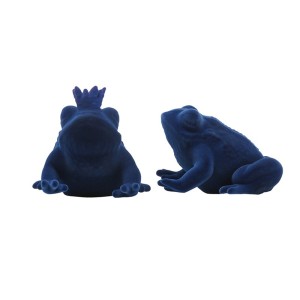 Dekorative Skulptur Prince und Queen Velvet aus Keramik von Adriani e Rossi