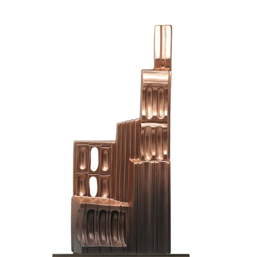 Dekorative Skulptur aus Keramik Metropolis – Adriani e Rossi