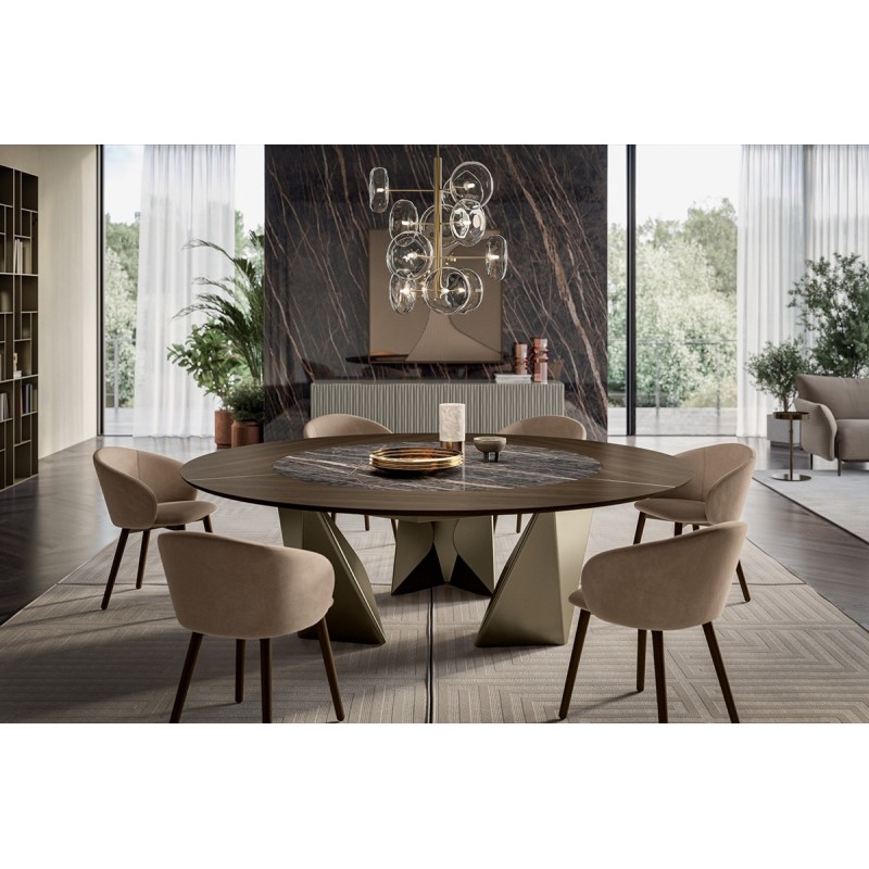 Runder Kaleido-Tisch von Bontempi Casa – Arredare Moderno