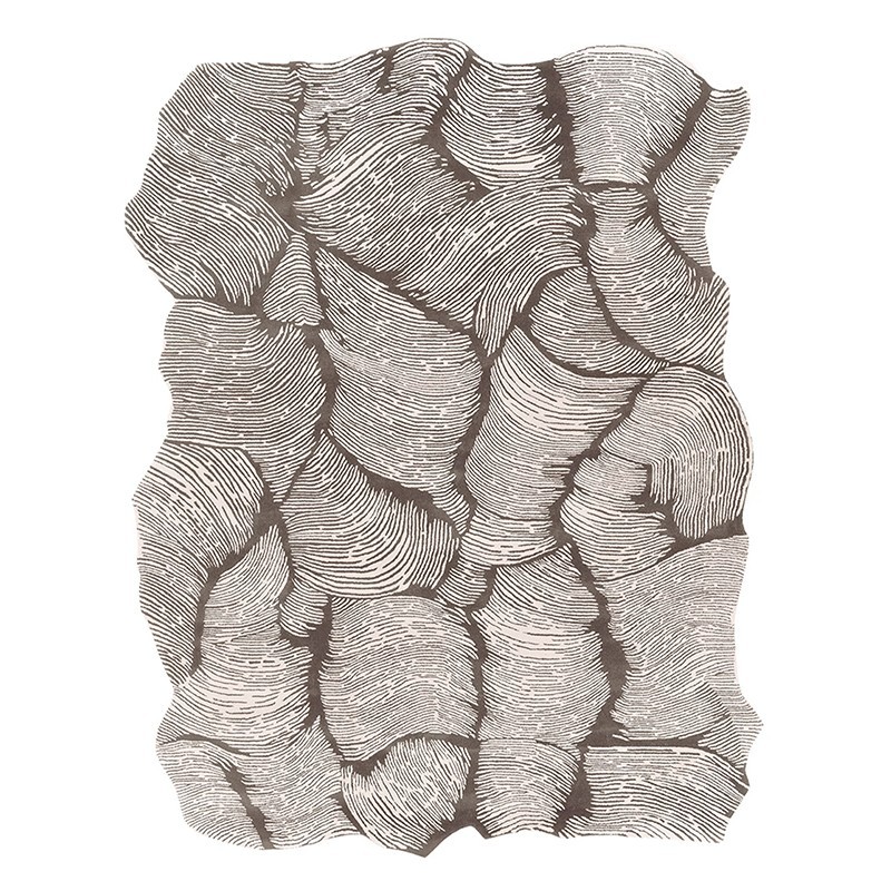 Tappeto Mohebban Oceano Rectangular taupe