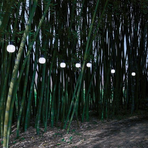 Dekorative Außen-Lichterkette Kiki – von Martinelli Luce