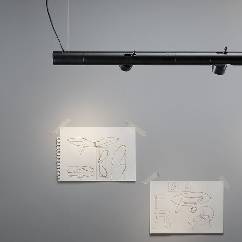 Modulare LED-Pendelleuchte Calabrone – Martinelli Luce