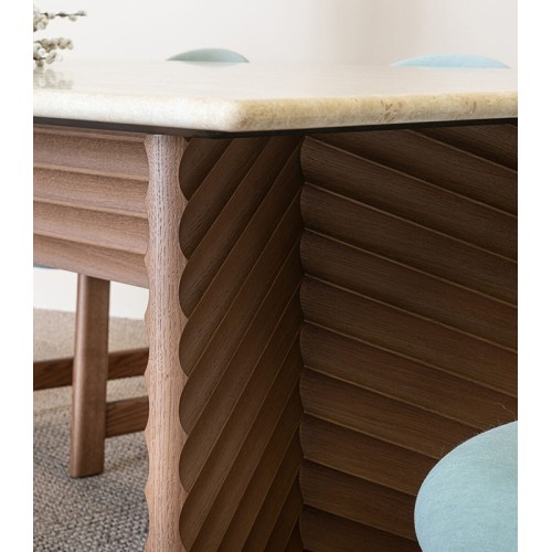 Diagonal Rows Tisch rechteckig Moroso – Online-Preis