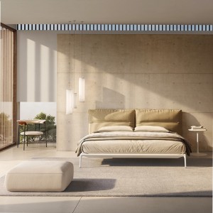 Cosy Pouf MDF Italia - abziehbare Stoff- oder Lederbezüge