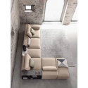 Zenit Wall Bontempi casa Sofa 2 und 3 lineare Sitze