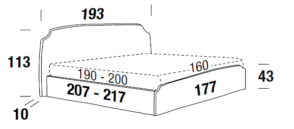 Felis Demy Doppelbett Größe