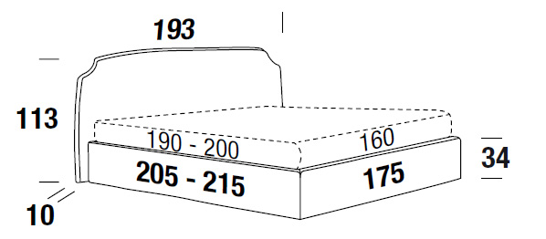 Felis Demy Doppelbett Größe