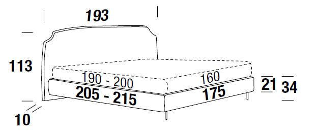 Felis Demy Doppelbett Größe