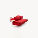 Tender Moroso angular sofa with chaise longue