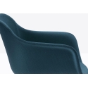 Babila XL Pedrali upholstered sled armchair