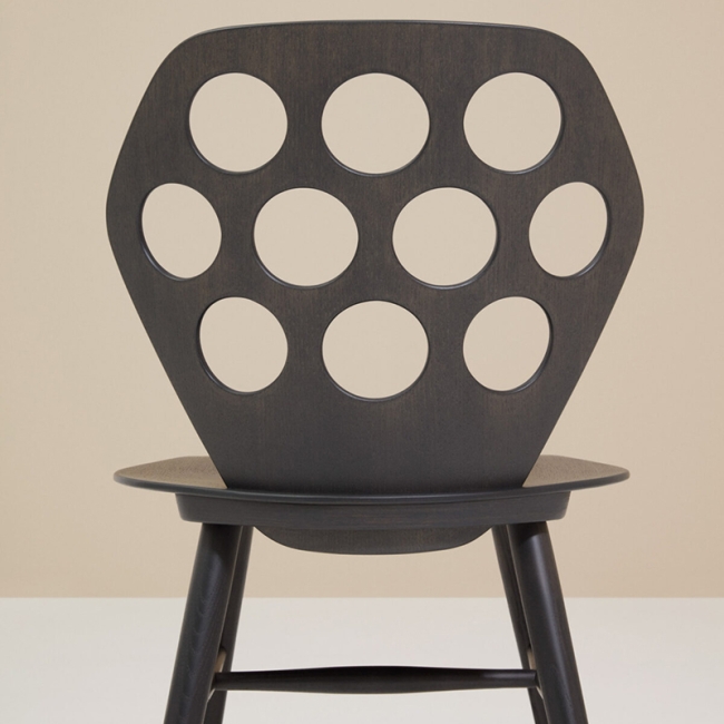 Edelweiss Billiani Chair with perforated backrest