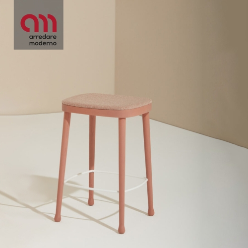 Frisée Billiani stool without backrest