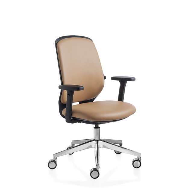 Key Smart Kastel chair with armrests and lumbar support