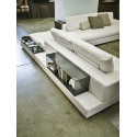Plat Arketipo corner sofa with chaise longue
