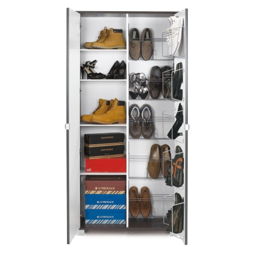 Shoe cabinet with mirror 20 pairs - ARREDARE MODERNO