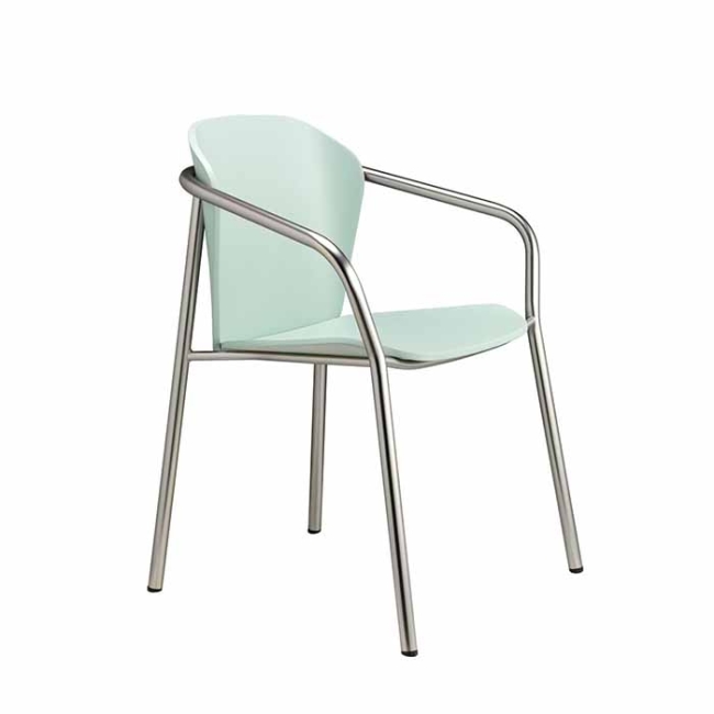 Finn metal wood Chair Scab Design with armrests