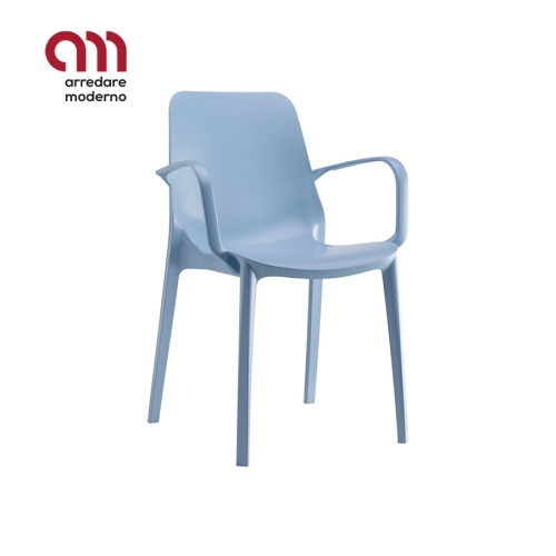 Chair Ginevra with armrests Scab