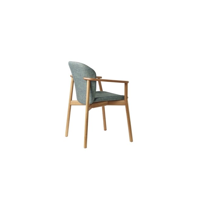 Natural Finn Chair Scab Design with armrests