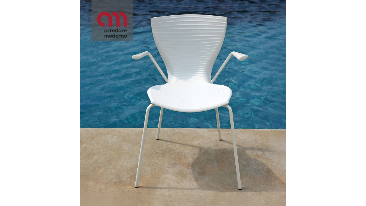 Gloria Slide Chair with armrests