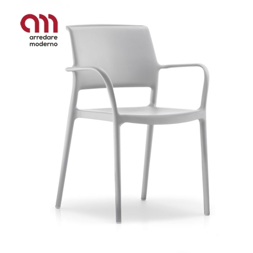 Ara chair with armrests Pedrali