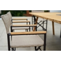 Victor Director chair Varaschin with wood armrests