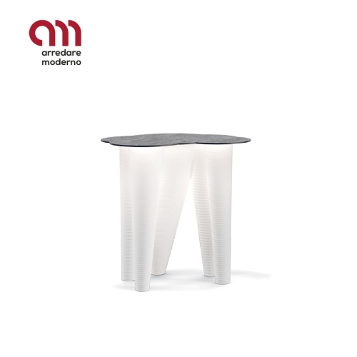 the vases counter bar Serralunga illuminable coffee table
