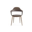 Frenchkiss Enrico Pellizzoni chair with legs in wood