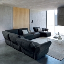 Hub Désirée angular sofa with chaise longue