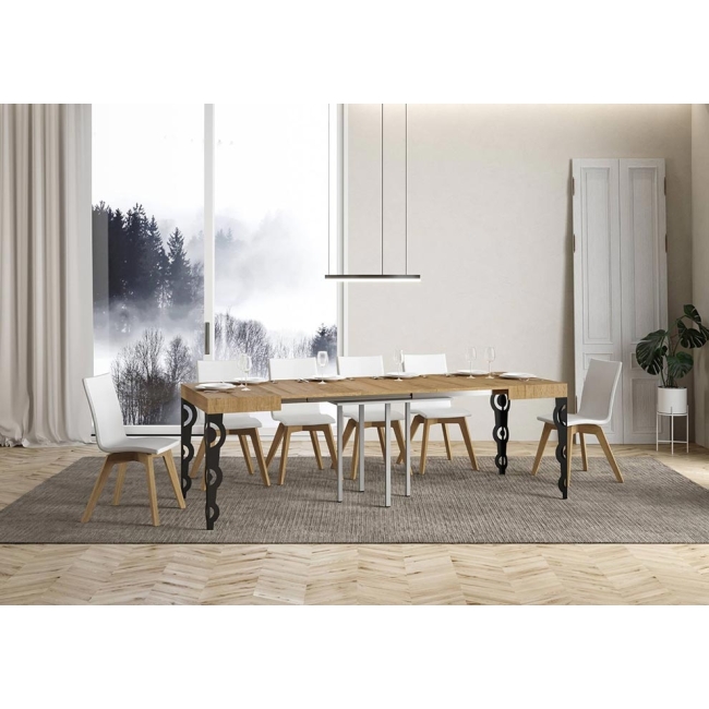 Karamay Itamoby extendable table with anthracite loom