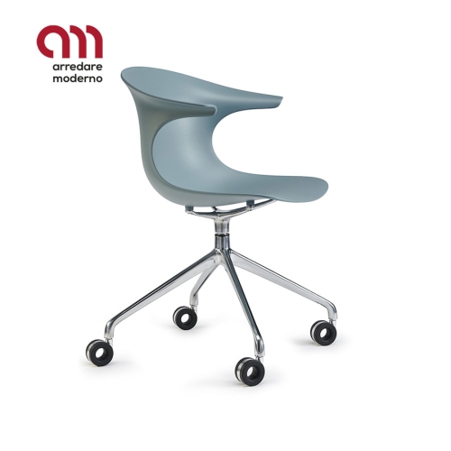 Loop Mono Infiniti Design upholstered sled chair