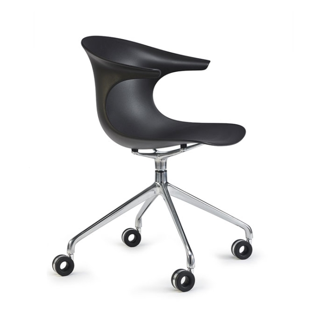 Loop Mono Infiniti Design upholstered sled chair
