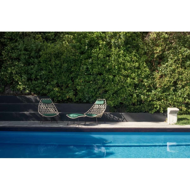 Cut Potocco outdoor's lounge armchair