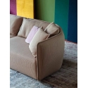 Chamfer Moroso Corner sofa with chaise longue