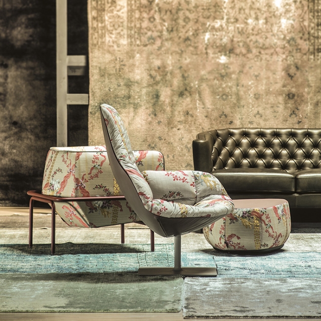Fjord Moroso Relax Armchair with quilt