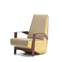 Silver Lake Moroso Armchair with wooden sides