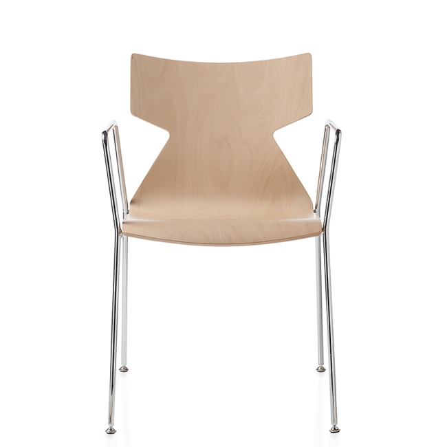 Kimbox Wood Kastel chair with armrests