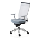 Kosmo Mesh Kastel chair with armrests