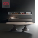 Ola Martex meeting table with oval top
