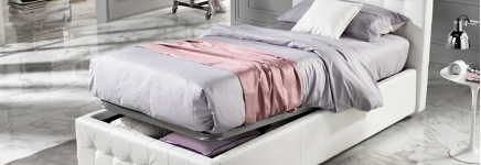 Single beds with storage