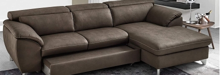 Leather sofa beds