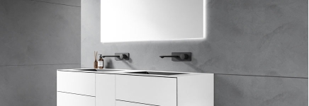 Bathroom sinks with cabinet