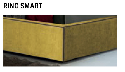 Structure of the Ring Smart bed frame of the Paris Felis bed