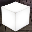 Puff Lounge Cube Serralunga Iluminable