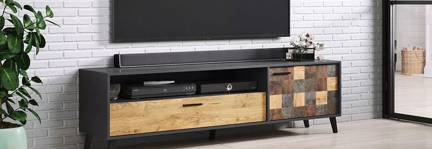 Mueble TV industrial: de hierro y madera con estilo - Arredare Moderno