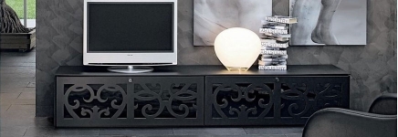 Muebles de TV modernos: confort en la sala estar con televisor