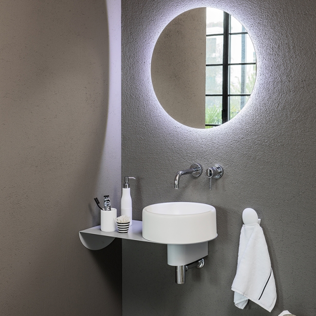 Miroir de salle de bain Rivedo Geelli