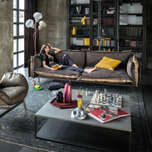 Auto-reversible Arketipo Canapé 2 et 3 places linéaires